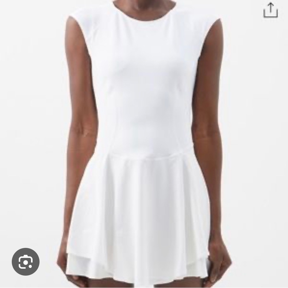 LuLuLemon everlux mesh back tennis dress white size 6